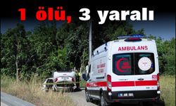 Kontrolden çıkan otomobil savruldu: 1 ölü, 3 yaralı