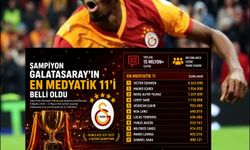 Şampiyon Galatasaray'ın en medyatik 11'i belli oldu