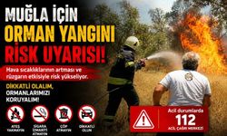 Muğla için orman yangını risk uyarısı yapıldı