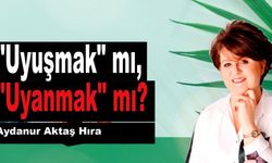 "Uyuşmak" mı, "Uyanmak" mı?