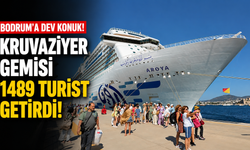 Bodrum'a "Aroya" kruvaziyeriyle 1489 turist geldi