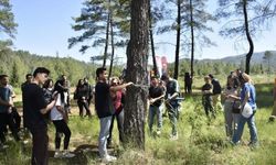 Köyceğiz’de Yüksekokul öğrencileri sahada uygulama yaptı