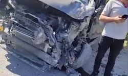 Trafik kazasında 1'i ağır 2 kişi yaralandı