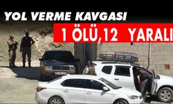 Yol verme  kavgası: 1 ölü, 12 yaralı