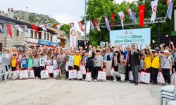 Menteşe'de 1 ton kireç dağıtıldı