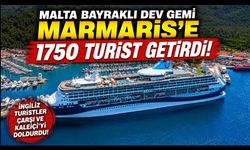 "Marella Discovery" kruvaziyeri Marmaris'e 1750 turistle geldi