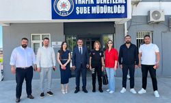 Başkan Oltulu’dan trafik birimlerine teşekkür ziyareti