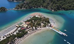 Fethiye’nin gözde plajına bayramda 18 bin 870 ziyaretçi