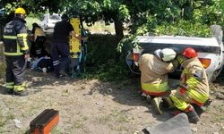 Otomobil takla attı: 3 yaralı