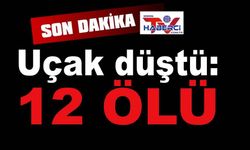Paraşütlü atlayıcıları taşıyan uçak düştü: 12 ölü