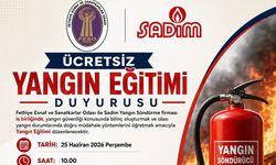 Fethiye’de ücretsiz yangın eğitimi düzenlenecek