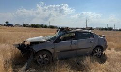 Devrilen otomobilin sürücüsü öldü