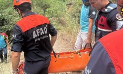 Yürüyüşte ayağı kırılan vatandaşı AFAD kurtardı