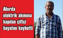 Ahırda elektrik akımına kapılan çiftçi hayatını kaybetti