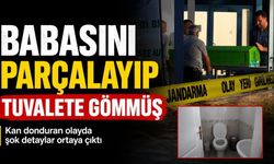 Babasını parçalayıp tuvalete gömmüş