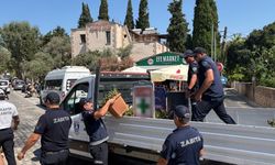 Bodrum'da kaldırım işgali denetimi başladı