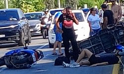 Çalış’ta elektrikli bisiklet ile motosiklet çarpıştı: 2 yaralı