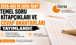 2026-AGS ve 2026-ÖABT temel soru kitapçıkları ve cevap anahtarları yayımlandı