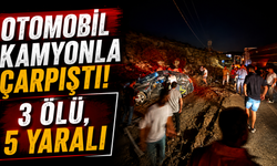 Otomobil ile kamyonet çarpıştı kazada 3 ölü, 5 yaralı