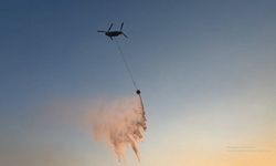 Uçan kule 'Chinook'tan Bozdoğan yangınına nokta atışı müdahale