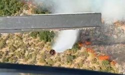 Demre'de orman yangını:Havadan ve karadan müdehale ediliyor