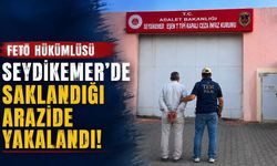 FETÖ hükümlüsü Seydikemer'de saklandığı arazide yakalandı