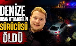 Denize uçan otomobilin sürücüsü öldü