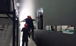 Bodrum açıklarında yaralanan araştırma gemisi personeline tıbbi tahliye