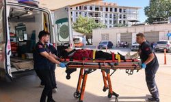 Kontrolden çıkan motosiklet dere yatağına uçtu: 1 yaralı