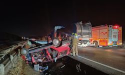 Susurluk'ta trafik kazası: 1'i çocuk 5 yaralı