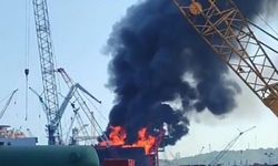 Yakıt tankerinde korkutan yangın