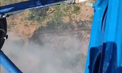Sultanhisar'da yangın çıktı, havadan ve karadan müdahale sürüyor