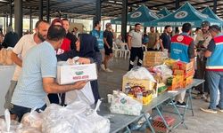 Seydikemer'de Yangın Koordinasyon Merkezi'nde yardım seferberliği sürüyor