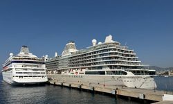 Bodrum'a 2 kruvaziyerle 1144 turist geldi