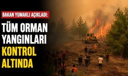 Bakan Yumaklı açıkladı: Tüm orman yangınları kontrol altında