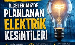 25.08.2026 Salı günü ilçelerimizde planlanan elektrik kesintileri