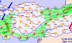 Sıcaklık düşüyor, bazı bölgelerde fırtına ve yağış var