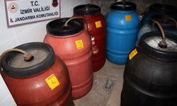 İzmir'de 2 bin 200 litre sahte alkol ele geçirildi