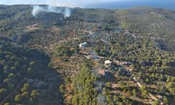 Kaş'ta orman yangını, müdahale sürüyor