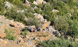 Uçuruma yuvarlanan motosikletteki 1 kişi öldü, 1 kişi yaralandı
