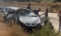Bir kaza haber de Bursa’dan geldi: Takla atan araçtaki çift öldü