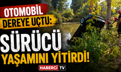 Otomobil dereye uçtu: Sürücü hayatını kaybetti