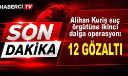 Alihan Kuriş suç örgütüne ikinci dalga operasyon: 12 gözaltı