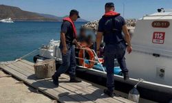 Datça açıklarında korku dolu anlar: Şişme botla sürüklenen 9 kişi kurtarıldı