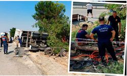 Yolcu otobüsü kamyona çarptı: 1 kişi öldü, 7 kişi yaralandı