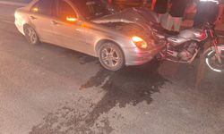 Otomobil motosiklete arkadan çarptı: 1 ölü, 1 ağır yaralı