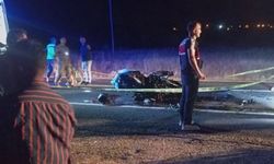 Motosiklet iş makinesine arkadan çarptı: 1 ölü