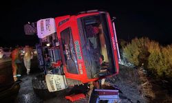 Muğla'daki yangından dönen arazöz devrildi: 5 orman işçisi yaralandı
