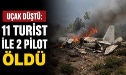 Uçak düştü: 11 turist ile 2 pilot öldü