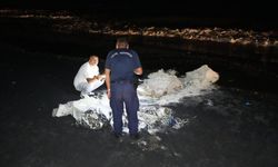 Sahilde şüpheli madde paniği: Ekipler alarma geçti